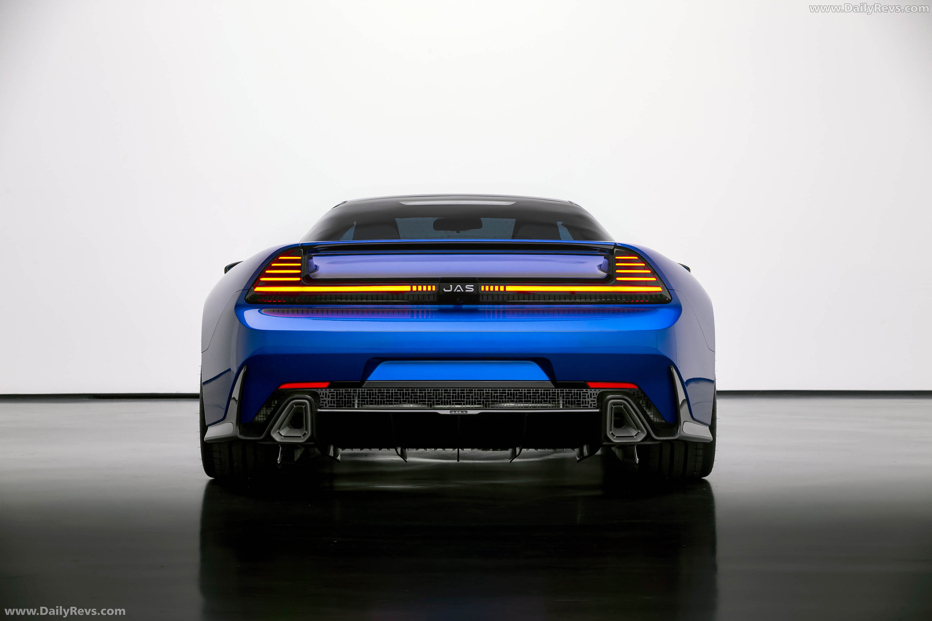2026 JAS Motorsport Tensei Deep Blue Rear View